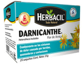 Herbacil arnica tea bags 25-count for a comforting tea ritual.
