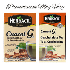 Herbacil Cuachalalate bark infusion highlighting its warm chocolate notes.