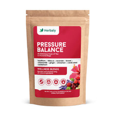 Herbaly Heart Functional Tea pack highlighting premium packaging for daily balance