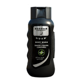 Herban Cowboy Dusk bottle label highlights cedar and sandalwood notes for daily use.