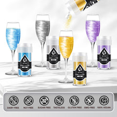 Herbeklab chocolate decorating glitter for subtle shine