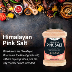 HERBION Himalayan Pink Salt pouring into a spoon for even distribution.