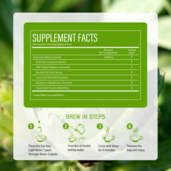 HerbOLITHIC Artichoke Tea bags provide convenient, daily detox infusion.