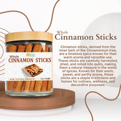 Herbs Botanica cinnamon sticks in baking to enrich desserts