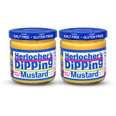 Herlocher's Dipping Mustard sweet-tangy jar ideal for pretzel dipping