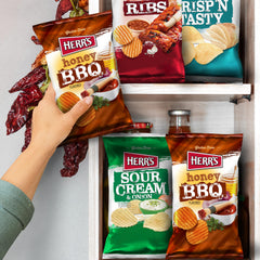 Herr's travel snack bundle prepared for trips with crisp texture and flavor variety.