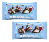 Hershey Hot Cocoa Kisses two-pack on a cozy table, ideal for sharing with friends.