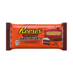 Hershey Reese's Red Velvet Cup shell offers rich chocolate for sharing