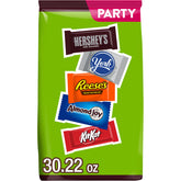 Hershey's Assorted Chocolate Party Pack 30oz on a festive table for sharing