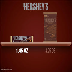 Hershey's bars on-the-go snack pack fits lunchboxes and travel.