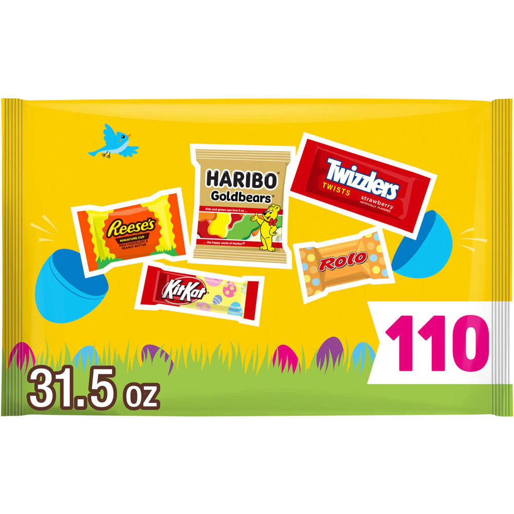 Hershey's bulk candy bag with 110 pieces for party sharing.