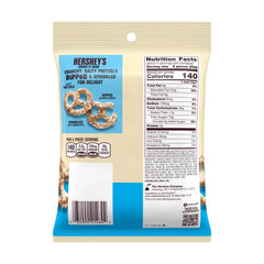 Hershey's Cookies 'n' Cream dipped Pretzels with cookie bits, a sweet-salty treat option.