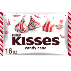 HERSHEY'S KISSES Candy Cane Mint bag ready to share at gatherings.