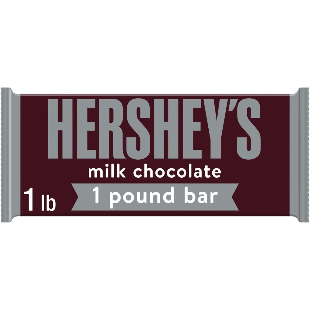 HERSHEY'S milk chocolate gift bar front wrap, ready for gifting.