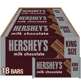 HERSHEY'S Milk Chocolate King Size bulk box ready for sharing at parties.