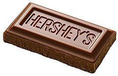 Hershey's milk chocolate bars closeup showing creamy texture for movie nights.