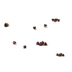 HERSHEY'S Mini Semi-Sweet chips stirred into pancake batter for a kid-friendly breakfast.