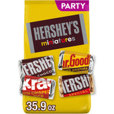 HERSHEY'S Miniatures assorted chocolate bag; perfect for sharing.