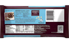 Hershey's Premier White Baking Chips closeup of chips, perfect for creamy melts.