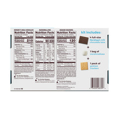 HERSHEY'S S'mores Kit Box contents inside shows complete s'mores setup for easy sharing.