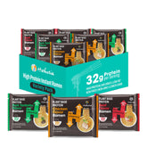 Hethstia High-Protein Ramen variety pack front view, protein-packed meal option.