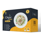 Hethstia Konjac Noodles Fettuccine packaging showing gluten free low calorie pasta option