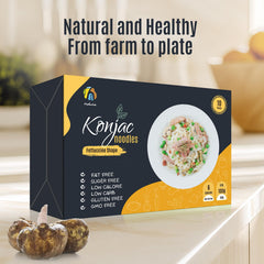 Ready to serve Hethstia Konjac Noodles Fettuccine in a bowl
