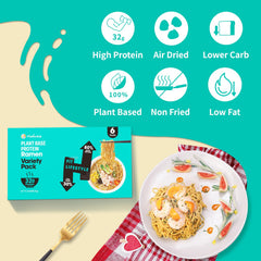 Hethstia ramen serving with 31g plant-based protein per serving.