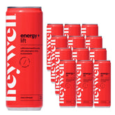 Heywell Sparkling Cherry Limeade bottle with energy lift for busy days