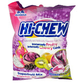 Hi-Chew Berry Mix fruit chews in bag showing vibrant flavors and real fruit juice