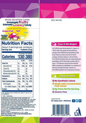 Hi-Chew chewy candy variety bag highlighting long-lasting texture and convenient packaging