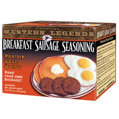 Hi Mountain Breakfast Sausage Seasoning package highlights sage flavors for breakfast favorites.
