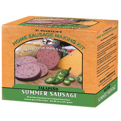 Hi Mountain Jalapeno Summer Sausage kit with casings for homemade sausage up to 30 lbs