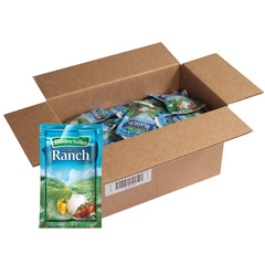Hidden Valley Ranch packets beside a fresh salad bowl for easy meal prep.