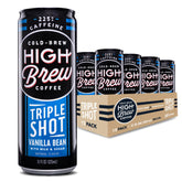High Brew Triple Shot Vanilla Bean bottle with bold aroma for an energizing morning