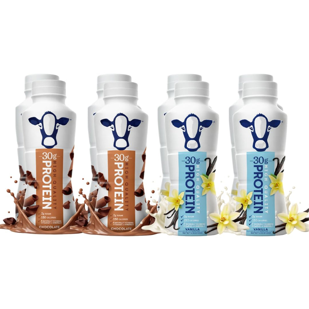 High Protein Nutrition Shake vanilla bottle pour for quick recovery and on-the-go fuel