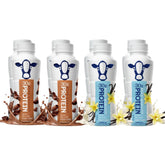 High Protein Nutrition Shake vanilla bottle pour for quick recovery and on-the-go fuel