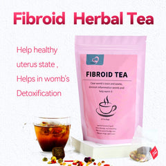 Hiherbs Fibroid Tea herbal blend ingredients highlight organic balance and uterine support