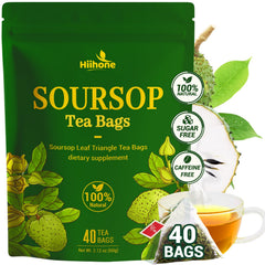 HIIHONE Soursop Leaf Tea packaging with individual sachets for on-the-go flavor.