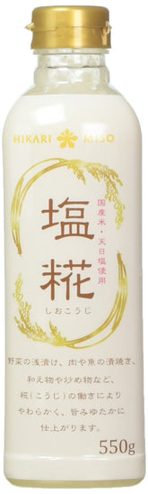 Hikari Miso Shio Koji bottle pour, versatile umami booster for meats