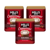 Hills Bros Cappuccino Double Mocha three-pack front view for home mornings.