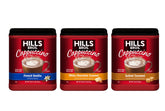 Hills Bros Cappuccino Mix foam-topped cup delivering cafestyle creaminess at home.