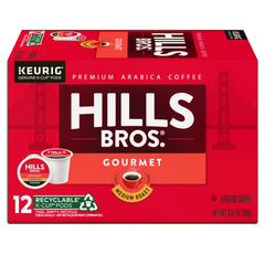 Hills Bros Gourmet Blend K-Cup pod for Keurig brewing with rich flavor