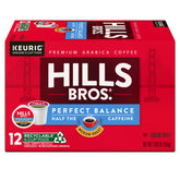 Hills Bros Perfect Balance K-Cup Pod ready for a convenient, smooth morning brew.