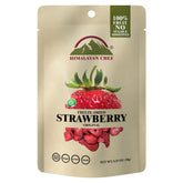 Himalayan Chef freeze-dried strawberries on tray, natural snack option