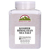 Himalayan Chef Kosher Sea Salt coarse crystals in a bowl for seasoning