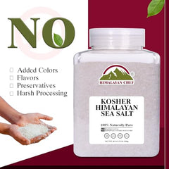 Himalayan Chef Kosher Sea Salt for rubs and curing meats