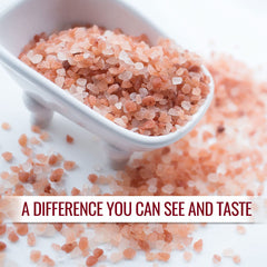 Himalayan Chef pink salt coarse grains designed for grinders and rustic dishes.