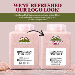Himalayan Chef Pink Salt used for cooking, seasoning, and finishing with pink glow.