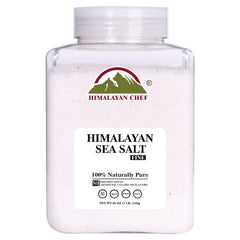 Himalayan Chef fine grain sea salt in a bulk bag for everyday seasoning